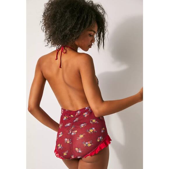 HAH Butterfly Printed  Bodysuit | Size Small - Picture 2 of 3